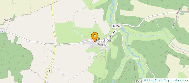 localisation de l'entreprise M.M BOUILLET à LANQUES-SUR-ROGNON