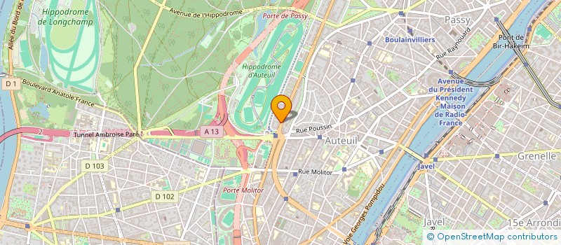 localisation de l'entreprise M.M.C  PARIS