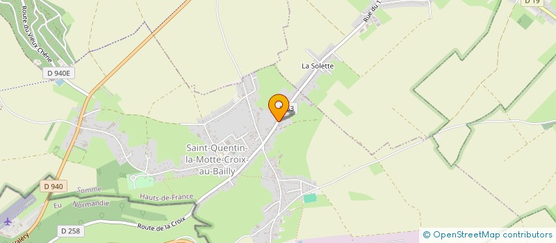 localisation de l'entreprise M.M.C.B.  SAINT-QUENTIN-LA-MOTTE-CROIX-AU-BAILLY