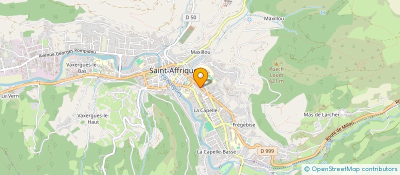 localisation de l'entreprise M.M.C.E.  SAINT-AFFRIQUE