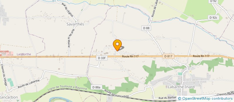 localisation de l'entreprise M.M.C.H.  LABARTHE-INARD