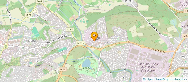 localisation de l'entreprise M.M.C.L  LE CRES