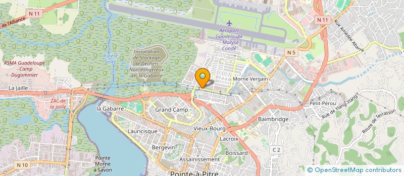 localisation de l'entreprise M&M CAR'S  LES ABYMES