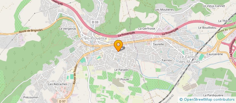 localisation de l'entreprise M&M CIE  LE LUC