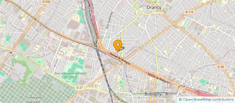 localisation de l'entreprise M M COMPAGNIE  DRANCY