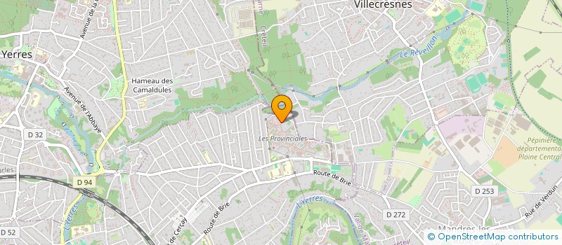 localisation de l'entreprise M & M CONCEPT  BRUNOY