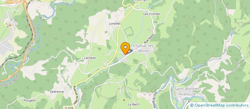 localisation de l'entreprise M M CONSEILS STRATEGIES  CHANAC-LES-MINES