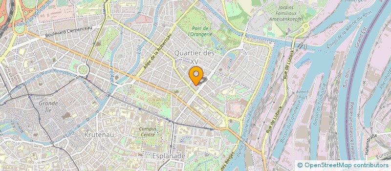 localisation de l'entreprise M . M CONSULTANTS FRANCE à STRASBOURG