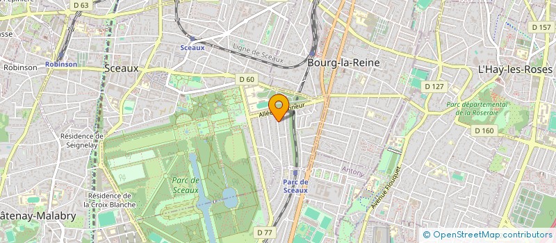 localisation de l'entreprise M.M COURCELLES  SCEAUX