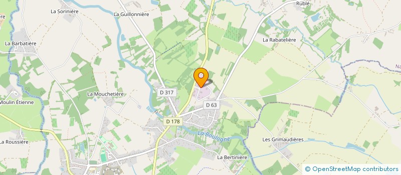 localisation de l'entreprise M&M CREATION  SAINT-COLOMBAN