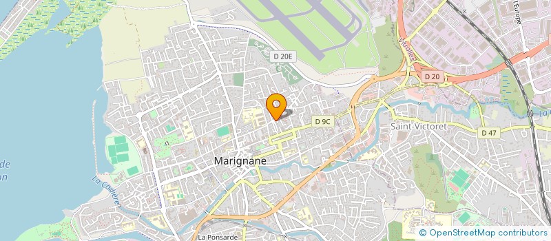 localisation de l'entreprise M.M.D. à MARIGNANE