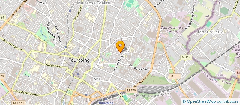 localisation de l'entreprise M.M DEPANNAGE CARS  TOURCOING