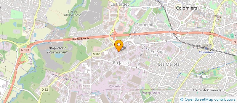localisation de l'entreprise M&M DOMICILIATION à COLOMIERS