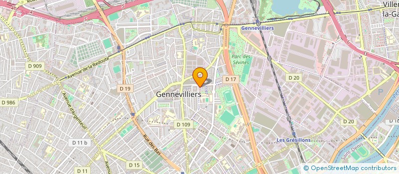localisation de l'entreprise M M E C à GENNEVILLIERS