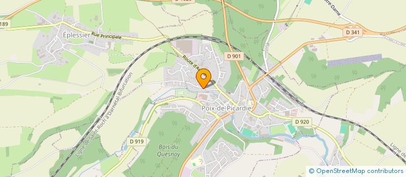 localisation de l'entreprise M&M ELAGAGE  SAINTE-SEGREE