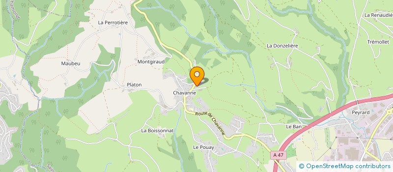 localisation de l'entreprise M&M ELEC  SAINT-CHAMOND