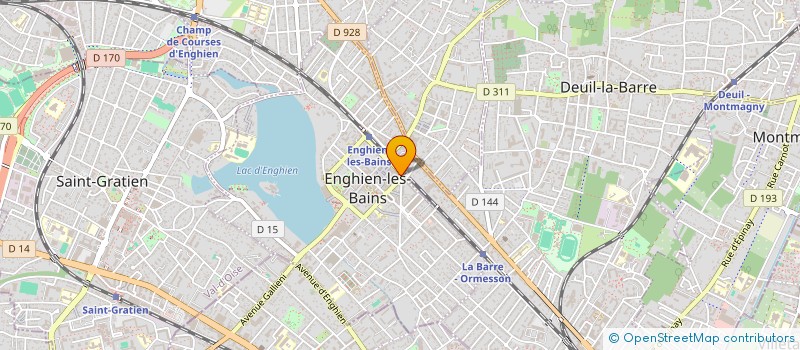 localisation de l'entreprise M & M EXPERTISE à ENGHIEN-LES-BAINS