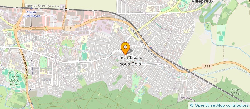 localisation de l'entreprise M.M.F.D. à LES CLAYES-SOUS-BOIS