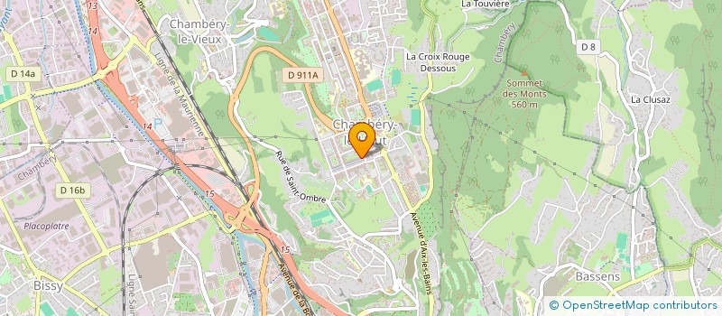 localisation de l'entreprise M&M FACADES  CHAMBERY