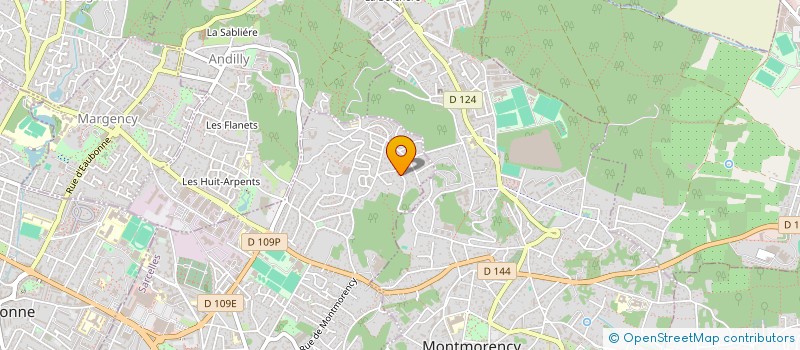 localisation de l'entreprise M&M FIGURE  SOISY-SOUS-MONTMORENCY