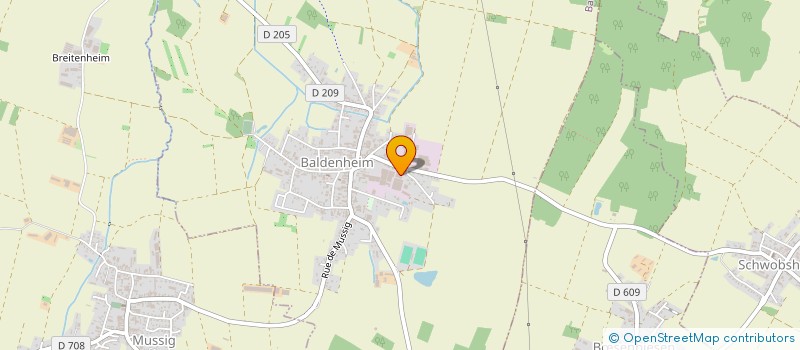 localisation de l'entreprise M&M FINANCE  BALDENHEIM