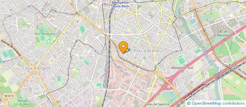 localisation de l'entreprise M&M FOOD  MONTPELLIER