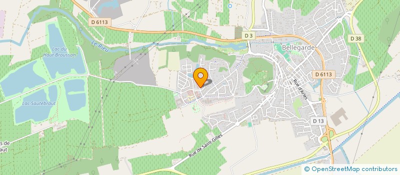 localisation de l'entreprise M&M FRERES ET ASSOCIES à BELLEGARDE