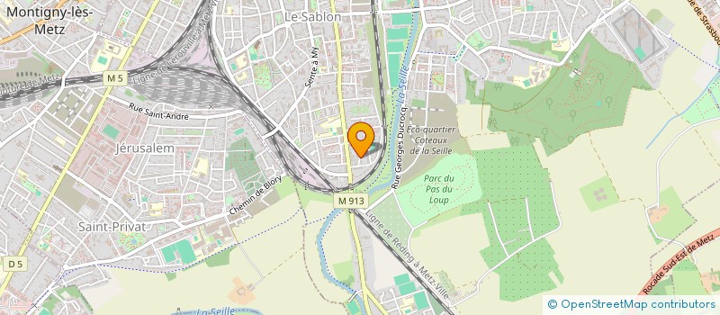 localisation de l'entreprise M.M.G  METZ