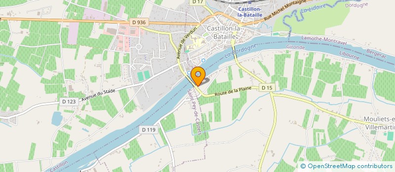 localisation de l'entreprise M.M.G.B  MOULIETS-ET-VILLEMARTIN