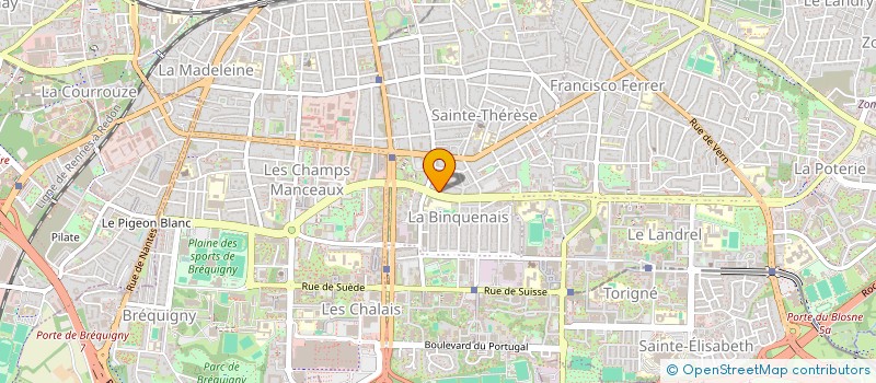 localisation de l'entreprise M.M.G INVEST  RENNES