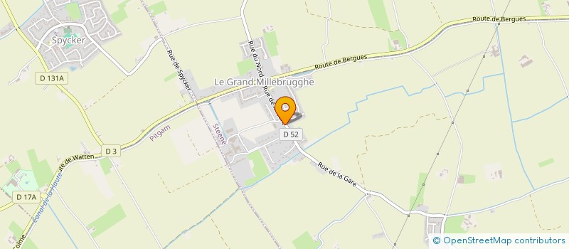 localisation de l'entreprise M&M GESQUIERE à STEENE