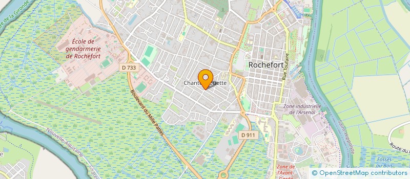 localisation de l'entreprise M&M GROUP  ROCHEFORT