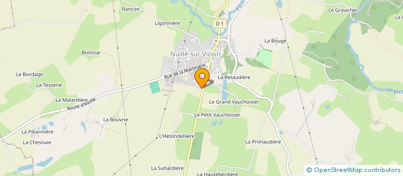 localisation de l'entreprise M.M & HAS à NUILLE-SUR-VICOIN