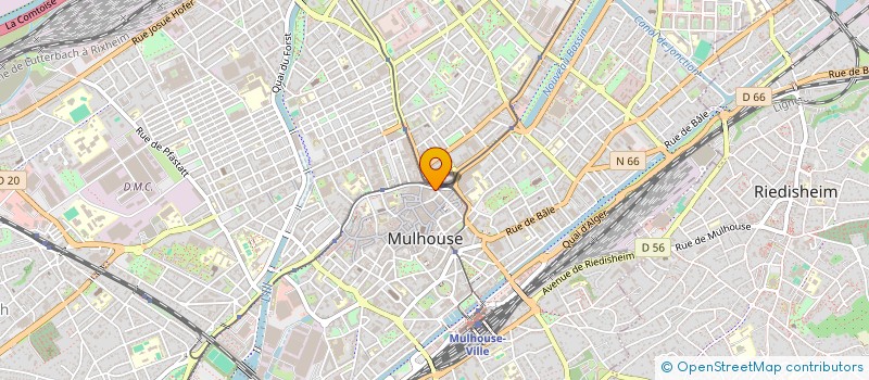 localisation de l'entreprise M&M HOLDING  MULHOUSE