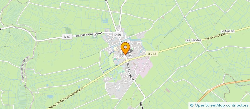 localisation de l'entreprise M.M.I.P.  LE PERRIER