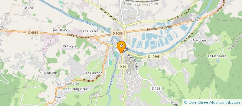 localisation de l'entreprise M & M IMMOBILIER  LARCHE