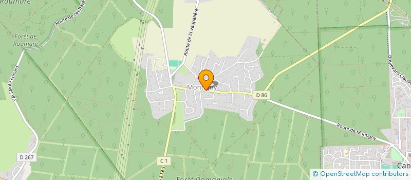 localisation de l'entreprise M&M IMMOBILIER  MONTIGNY