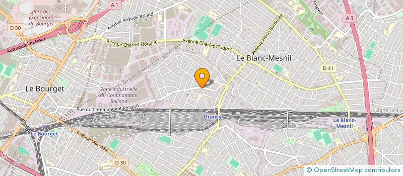 localisation de l'entreprise M&M INDUSTRIES à DRANCY