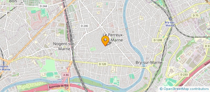 localisation de l'entreprise M & M INVEST  LE PERREUX-SUR-MARNE