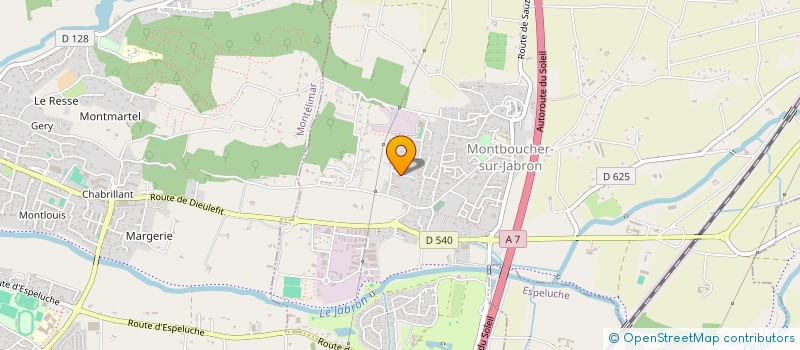 localisation de l'entreprise M&M INVEST  MONTBOUCHER-SUR-JABRON