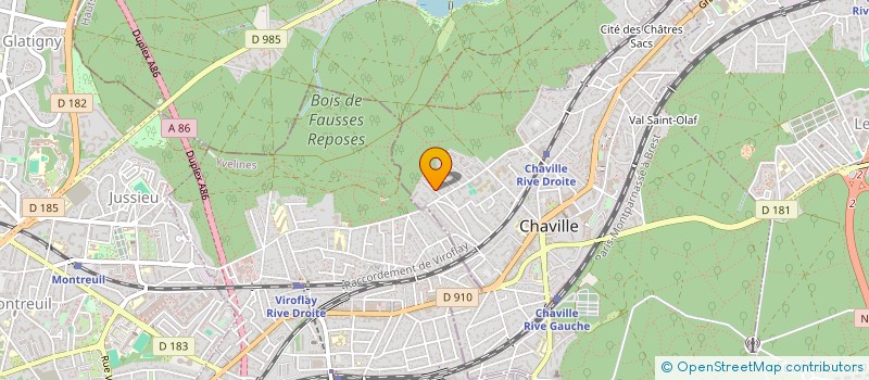 localisation de l'entreprise M.M. INVESTISSEMENTS à CHAVILLE
