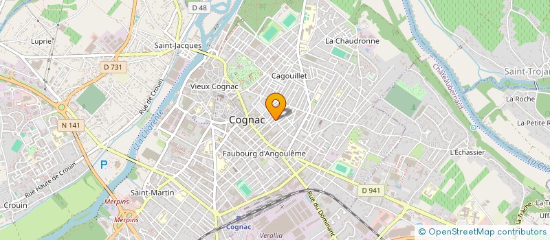 localisation de l'entreprise M & M INVESTISSEMENTS à COGNAC