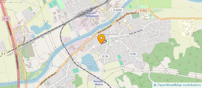 localisation de l'entreprise M.M.J CONSTRUCTIONS  BEAUMONT-SUR-OISE