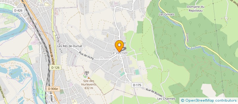 localisation de l'entreprise M.M.K.O  LE VERNET