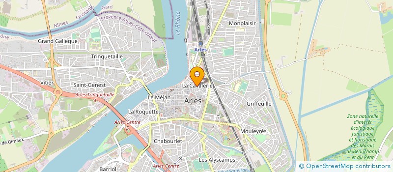 localisation de l'entreprise M M L à ARLES