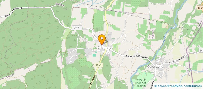 localisation de l'entreprise M & M LUXE  CHAMARET