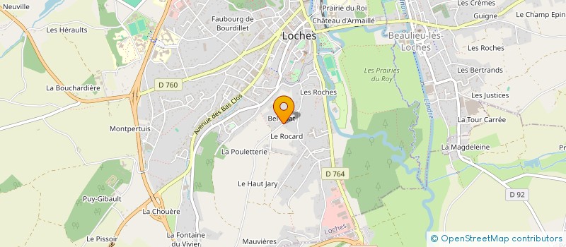 localisation de l'entreprise M.M.M.  LOCHES