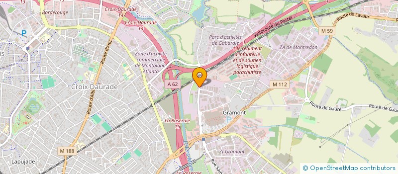 localisation de l'entreprise M M M à TOULOUSE