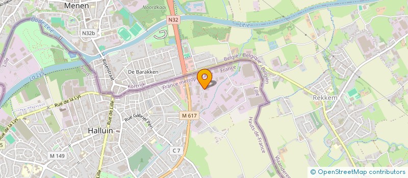 localisation de l'entreprise M & M MILITZER & MUNCH FRANCE à HALLUIN