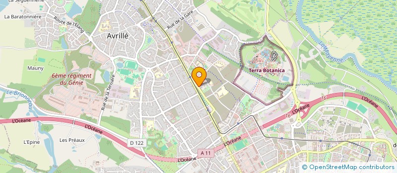 localisation de l'entreprise M&M MULTISERVICES à AVRILLE